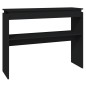 vidaXL Mesa consola madera contrachapada negro 102x30x80 cm vidaXL Mesa consola madera contrachapada negro 102x30x80 cm