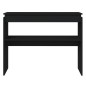 vidaXL Mesa consola madera contrachapada negro 102x30x80 cm vidaXL Mesa consola madera contrachapada negro 102x30x80 cm