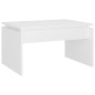 vidaXL Mesa de centro madera contrachapada blanco 68x50x38 cm vidaXL Mesa de centro madera contrachapada blanco 68x50x38 cm