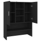 vidaXL Armario de lavadora negro 70,5x25,5x90 cm