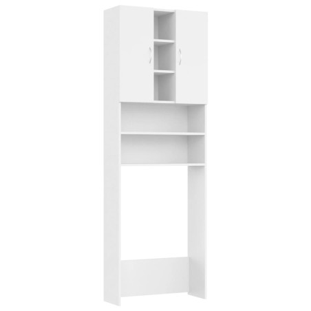 vidaXL Armario de lavadora blanco 64x25,5x190 cm