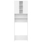 vidaXL Armario de lavadora blanco 64x25,5x190 cm