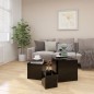 vidaXL Mesitas auxiliares 3 uds madera contrachapada negro vidaXL Mesitas auxiliares 3 uds madera contrachapada negro