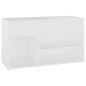 vidaXL Banco zapatero de madera contrachapada blanco 80x30x45 cm vidaXL Banco zapatero de madera contrachapada blanco 80x30x45 cm