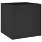 vidaXL Jardinera de madera contrachapada negra 40x40x40 cm vidaXL Jardinera de madera contrachapada negra 40x40x40 cm