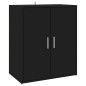 vidaXL Mueble zapatero de madera de ingeniería negro 60x35x70 cm vidaXL Mueble zapatero de madera de ingeniería negro 60x35x70 cm
