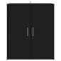vidaXL Mueble zapatero de madera de ingeniería negro 60x35x70 cm vidaXL Mueble zapatero de madera de ingeniería negro 60x35x70 cm