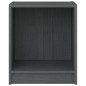 vidaXL Mesita de noche madera maciza de pino gris 35,5x33,5x41,5 cm vidaXL Mesita de noche madera maciza de pino gris 35,5x33,5x41,5 cm