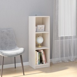 vidaXL Estantería/divisor espacios madera pino blanco 36x33x110 cm