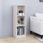 vidaXL Estantería/divisor espacios madera pino blanco 36x33x110 cm vidaXL Estantería/divisor espacios madera pino blanco 36x33x110 cm