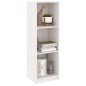 vidaXL Estantería/divisor espacios madera pino blanco 36x33x110 cm vidaXL Estantería/divisor espacios madera pino blanco 36x33x110 cm