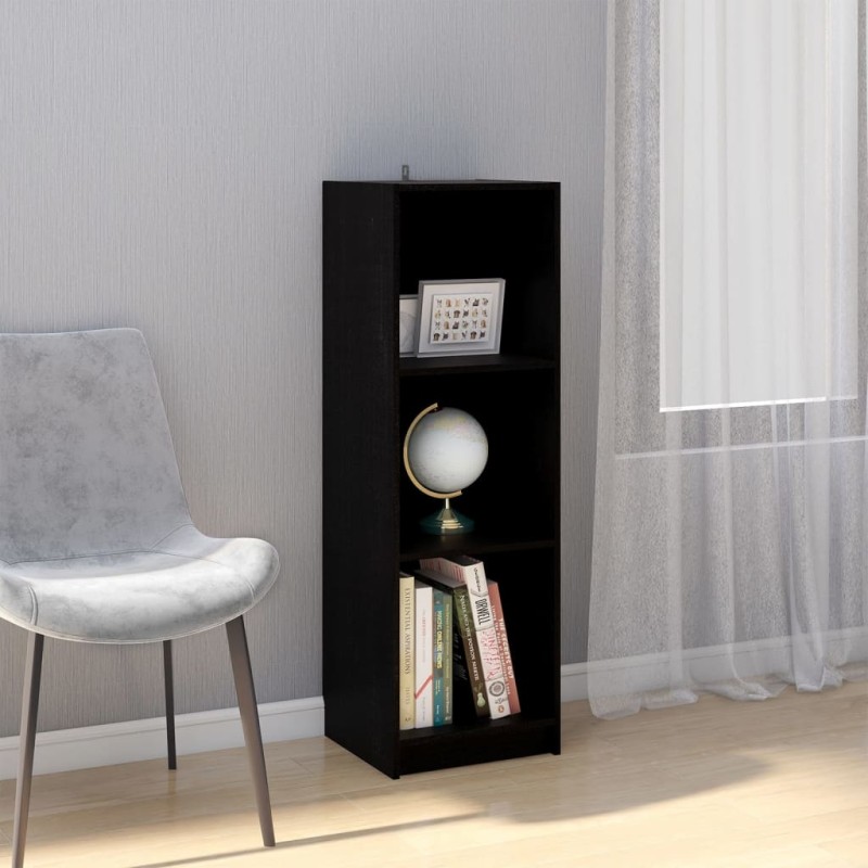 vidaXL Estantería/divisor de espacios madera pino negro 36x33x110 cm vidaXL Estantería/divisor de espacios madera pino negro 36x33x110 cm