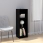 vidaXL Estantería/divisor de espacios madera pino negro 36x33x110 cm vidaXL Estantería/divisor de espacios madera pino negro 36x33x110 cm