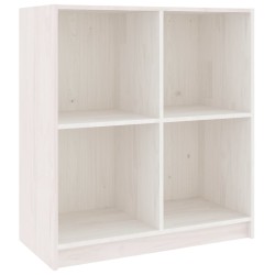 vidaXL Aparador madera maciza de pino blanco 70x33x76 cm