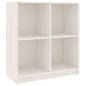 vidaXL Aparador madera maciza de pino blanco 70x33x76 cm vidaXL Aparador madera maciza de pino blanco 70x33x76 cm