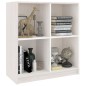vidaXL Aparador madera maciza de pino blanco 70x33x76 cm vidaXL Aparador madera maciza de pino blanco 70x33x76 cm