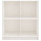 vidaXL Aparador madera maciza de pino blanco 70x33x76 cm vidaXL Aparador madera maciza de pino blanco 70x33x76 cm