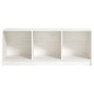 vidaXL Mueble de TV madera maciza de pino blanco 104x33x41 cm 