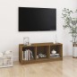 vidaXL Mueble de TV de madera maciza pino marrón miel 104x33x41 cm vidaXL Mueble de TV de madera maciza pino marrón miel 104x33x41 cm