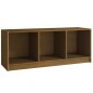 vidaXL Mueble de TV de madera maciza pino marrón miel 104x33x41 cm vidaXL Mueble de TV de madera maciza pino marrón miel 104x33x41 cm