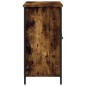 vidaXL Aparador madera de ingeniería roble ahumado 100x35x70 cm vidaXL Aparador madera de ingeniería roble ahumado 100x35x70 cm