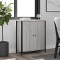vidaXL Aparador de madera de ingeniería gris Sonoma 70x30x80 cm vidaXL Aparador de madera de ingeniería gris Sonoma 70x30x80 cm