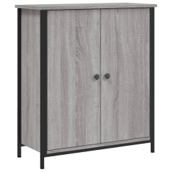 vidaXL Aparador de madera de ingeniería gris Sonoma 70x30x80 cm