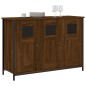 vidaXL Aparador de madera de ingeniería marrón roble 100x35x70 cm vidaXL Aparador de madera de ingeniería marrón roble 100x35x70 cm