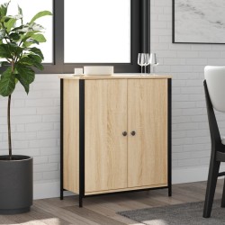 vidaXL Aparador de madera de ingeniería roble Sonoma 70x30x80 cm