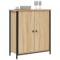 vidaXL Aparador de madera de ingeniería roble Sonoma 70x30x80 cm vidaXL Aparador de madera de ingeniería roble Sonoma 70x30x80 cm