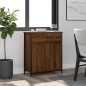 vidaXL Aparador de madera de ingeniería marrón roble 70x30x80 cm vidaXL Aparador de madera de ingeniería marrón roble 70x30x80 cm