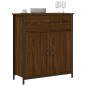 vidaXL Aparador de madera de ingeniería marrón roble 70x30x80 cm vidaXL Aparador de madera de ingeniería marrón roble 70x30x80 cm