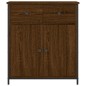 vidaXL Aparador de madera de ingeniería marrón roble 70x30x80 cm vidaXL Aparador de madera de ingeniería marrón roble 70x30x80 cm