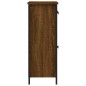vidaXL Aparador de madera de ingeniería marrón roble 70x30x80 cm vidaXL Aparador de madera de ingeniería marrón roble 70x30x80 cm