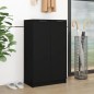 vidaXL Mueble zapatero madera contrachapada negro 59x35x100 cm vidaXL Mueble zapatero madera contrachapada negro 59x35x100 cm