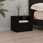 vidaXL Mesitas de noche de pared 2 uds negro 50x36x40 cm vidaXL Mesitas de noche de pared 2 uds negro 50x36x40 cm