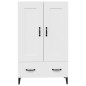 vidaXL Aparador de madera contrachapada blanco 70x31x115 cm vidaXL Aparador de madera contrachapada blanco 70x31x115 cm