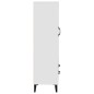 vidaXL Aparador de madera contrachapada blanco 70x31x115 cm vidaXL Aparador de madera contrachapada blanco 70x31x115 cm