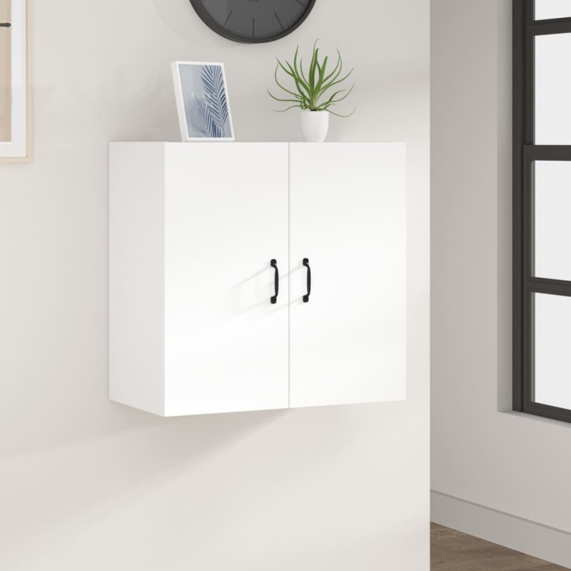 vidaXL Armario de pared madera contrachapada blanco 60x31x60 cm vidaXL Armario de pared madera contrachapada blanco 60x31x60 cm