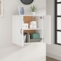 vidaXL Armario de pared madera contrachapada blanco 60x31x60 cm vidaXL Armario de pared madera contrachapada blanco 60x31x60 cm
