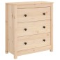 vidaXL Aparador de madera maciza de pino 70x35x80 cm vidaXL Aparador de madera maciza de pino 70x35x80 cm