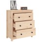 vidaXL Aparador de madera maciza de pino 70x35x80 cm vidaXL Aparador de madera maciza de pino 70x35x80 cm