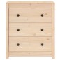 vidaXL Aparador de madera maciza de pino 70x35x80 cm vidaXL Aparador de madera maciza de pino 70x35x80 cm