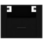 vidaXL Mesitas de noche de pared 2 uds negro 50x36x40 cm vidaXL Mesitas de noche de pared 2 uds negro 50x36x40 cm