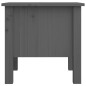 vidaXL Mesa auxiliar de madera maciza de pino gris 40x40x39 cm vidaXL Mesa auxiliar de madera maciza de pino gris 40x40x39 cm