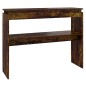vidaXL Mesa consola madera contrachapada roble ahumado 102x30x80 cm vidaXL Mesa consola madera contrachapada roble ahumado 102x30x80 cm