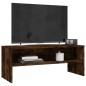 vidaXL Mueble de TV madera contrachapada roble ahumado 100x40x40 cm vidaXL Mueble de TV madera contrachapada roble ahumado 100x40x40 cm