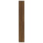 vidaXL Estantería de 5 niveles contrachapada marrón roble 80x24x175 cm vidaXL Estantería de 5 niveles contrachapada marrón roble 80x24x175 cm