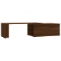 vidaXL Mesa de centro madera contrachapada marrón roble 150x50x35 cm vidaXL Mesa de centro madera contrachapada marrón roble 150x50x35 cm