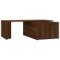 vidaXL Mesa de centro madera contrachapada marrón roble 150x50x35 cm vidaXL Mesa de centro madera contrachapada marrón roble 150x50x35 cm